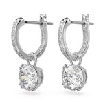 Pendientes-Constella-Talla-redonda-Blancos-Baño-de-rodio