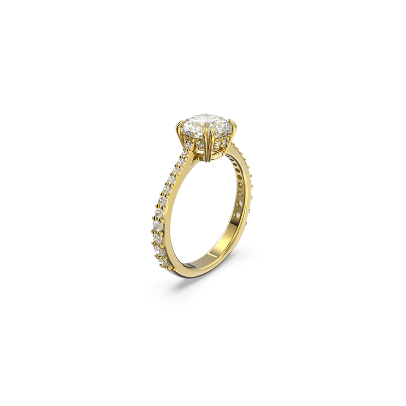 Anillo-de-coctel-Constella-Talla-princesa-Pave-Blanco-Baño-tono-oro