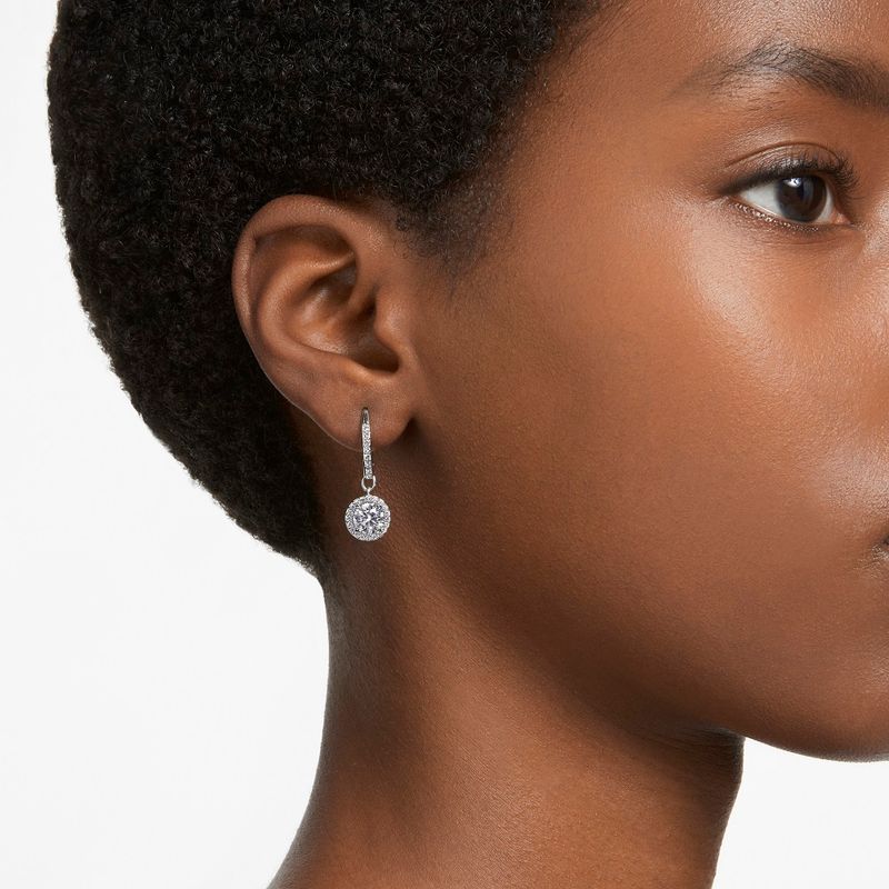 Pendientes-Constella-Talla-redonda-Pave-Blancos-Baño-de-rodio