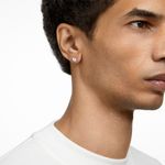Pendientes-de-boton-Constella-Talla-redonda-Blancos-Baño-de-rodio