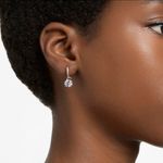 Pendientes-Constella-Talla-redonda-Blancos-Baño-tono-oro-rosa