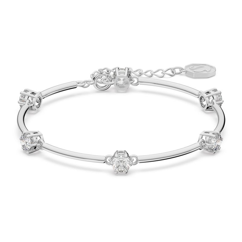 Brazalete-Constella-Talla-redonda-Blanco-Baño-de-rodio