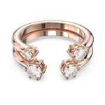 Anillo-Constella-Conjunto--2--Talla-redonda-Blanco-Baño-tono-oro-rosa