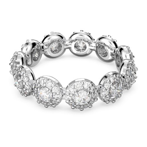 Anillo Una Angelic, Talla redonda, Blanco, Acabado en rodio