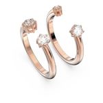 Anillo-Constella-Conjunto--2--Talla-redonda-Blanco-Baño-tono-oro-rosa