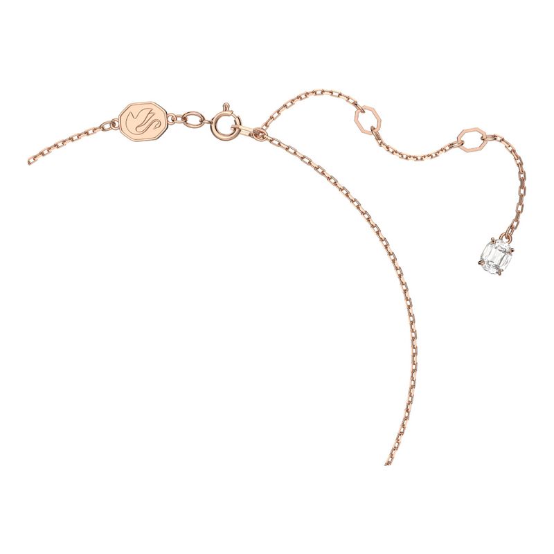 Colgante-Constella-Talla-redonda-Pave-Blanco-Baño-tono-oro-rosa