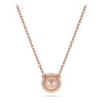 Colgante-Constella-Talla-redonda-Pave-Blanco-Baño-tono-oro-rosa
