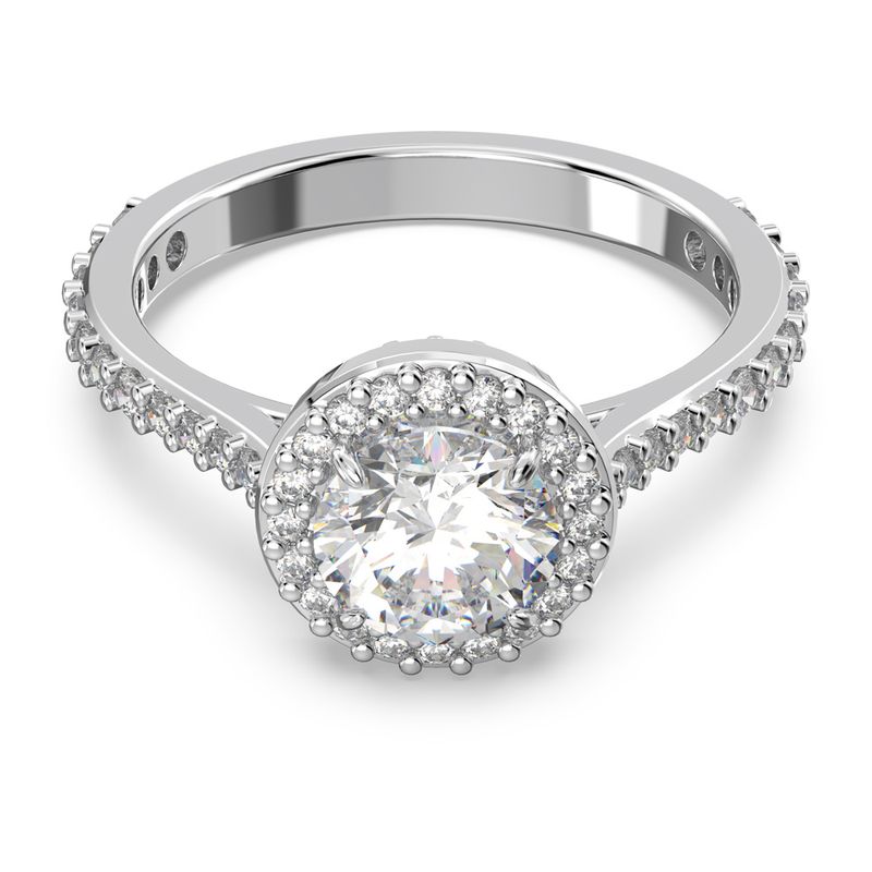 Anillo-de-coctel-Constella-Talla-redonda-Pave-Blanco-Baño-de-rodio