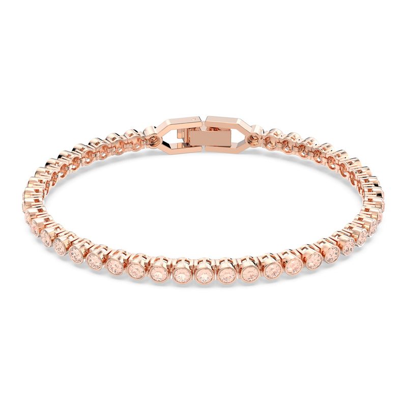Pulsera-Emily-Talla-redonda-Rosa-Baño-tono-oro-rosa