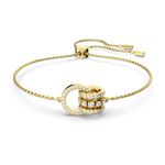 Pulsera-Further-Blanca-Baño-tono-oro