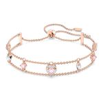 Pulsera-One-Tallas-mixtas-Corazon-Rosa-Baño-tono-oro-rosa