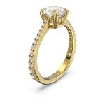 Anillo-de-coctel-Constella-Talla-princesa-Pave-Blanco-Baño-tono-oro