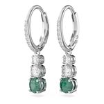 Pendientes-Attract-Trilogy-Talla-redonda-Verdes-Baño-de-rodio