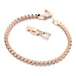 Pulsera-Emily-Talla-redonda-Rosa-Baño-tono-oro-rosa