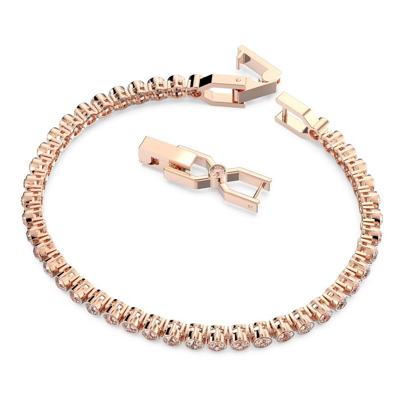 Pulsera-Emily-Talla-redonda-Rosa-Baño-tono-oro-rosa