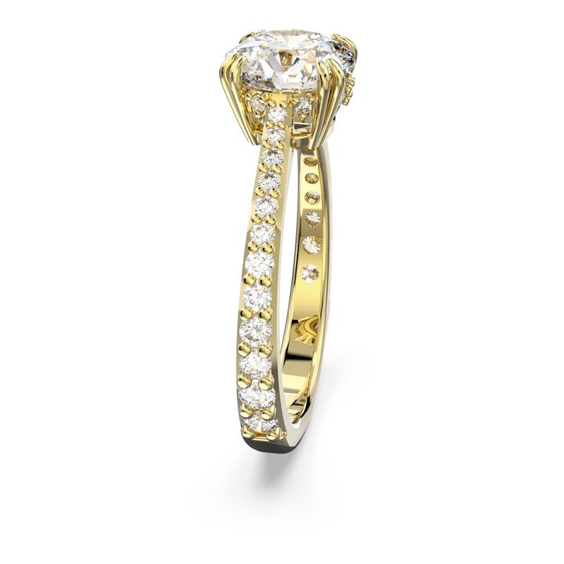 Anillo-de-coctel-Constella-Talla-princesa-Pave-Blanco-Baño-tono-oro