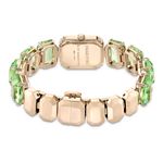 Reloj--Pulsera-de-talla-octogonal--Verde-Acabado-tono-oro-champan