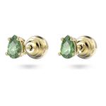 Pendientes-de-boton-Stilla-Talla-pera-Verdes-Baño-tono-oro