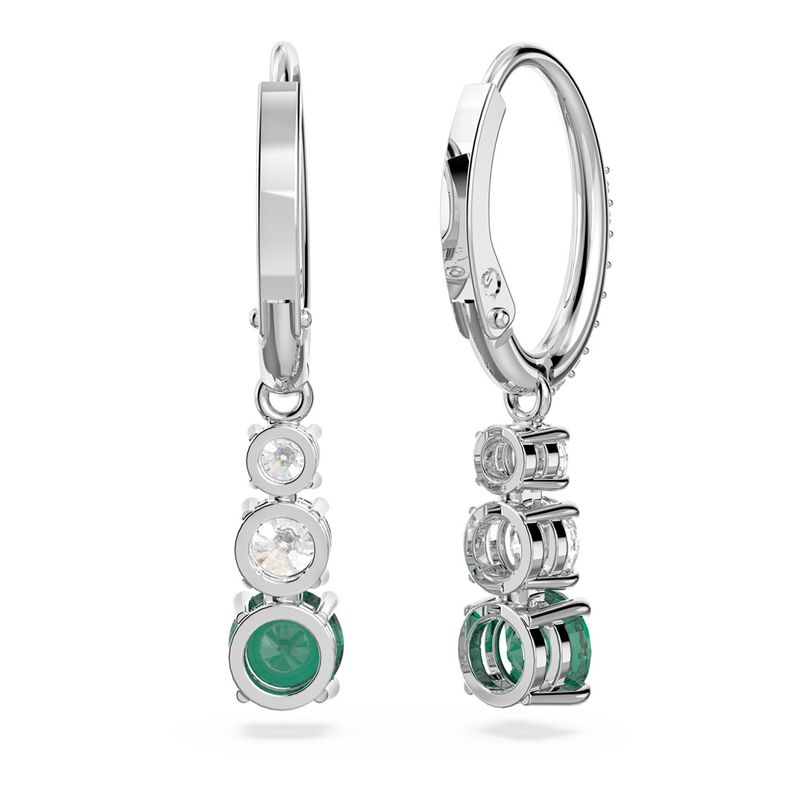 Pendientes-Attract-Trilogy-Talla-redonda-Verdes-Baño-de-rodio