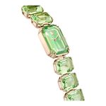 Reloj--Pulsera-de-talla-octogonal--Verde-Acabado-tono-oro-champan
