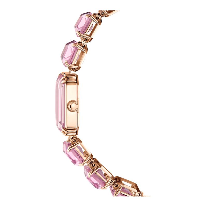 Reloj--Pulsera-de-talla-octogonal--Rosa-Acabado-tono-oro-rosa