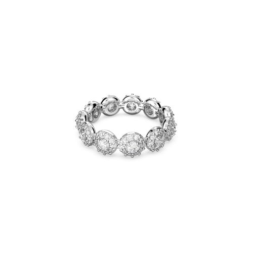 Anillo Una Angelic, Talla redonda, Blanco, Recubrimiento en rodio