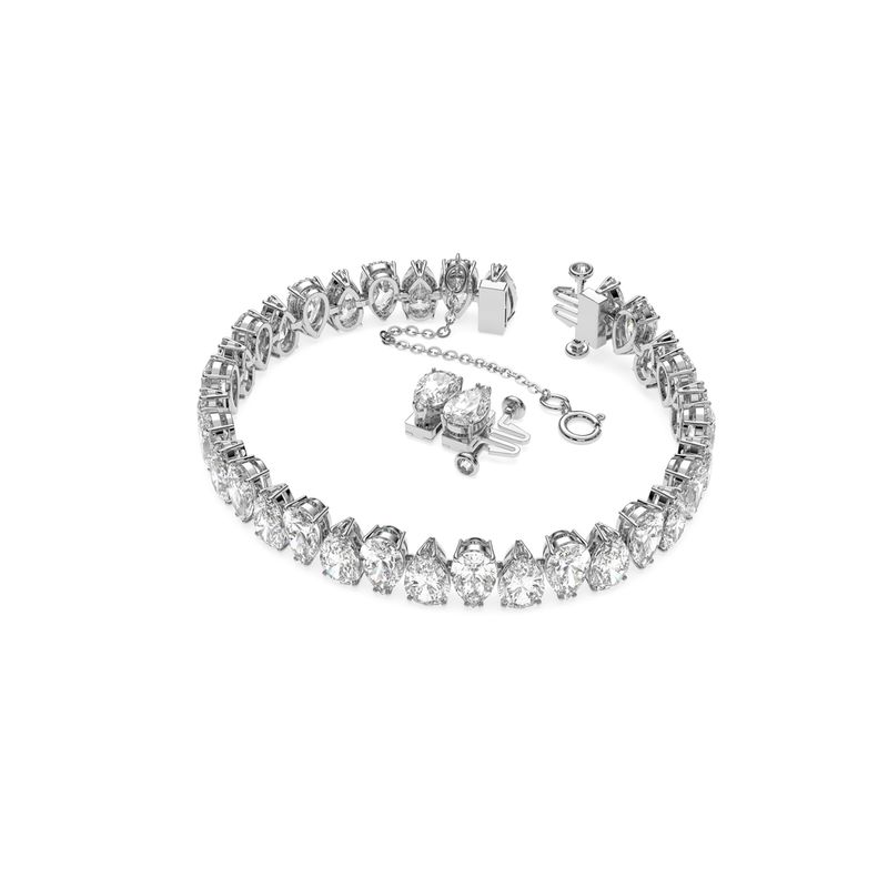 Pulsera-Millenia-Talla-pera-Blanca-Baño-de-rodio