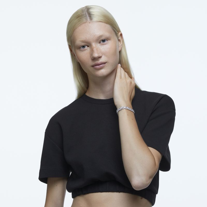 Pulsera-Millenia-Talla-pera-Blanca-Baño-de-rodio