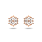 Pendientes-de-boton-Magic-Blancos-Baño-tono-oro-rosa