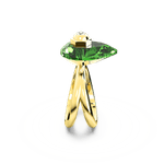 Anillo-Numina-Talla-pera-Verde-Baño-tono-oro