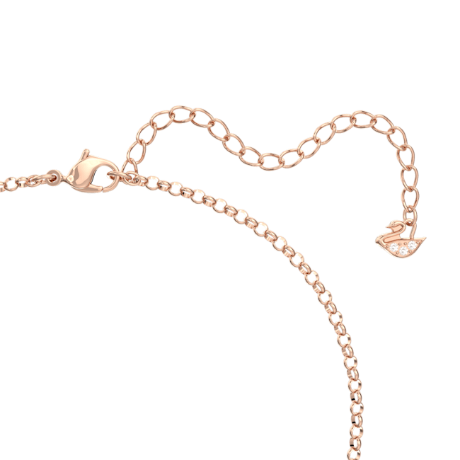 Colgante-Further-Circulos-entrelazados-Mediano-Blanco-Baño-tono-oro-rosa