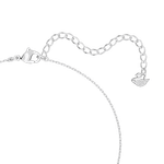Colgante-Further-Circulos-entrelazados-Pequeño-Blanco-Baño-de-rodio