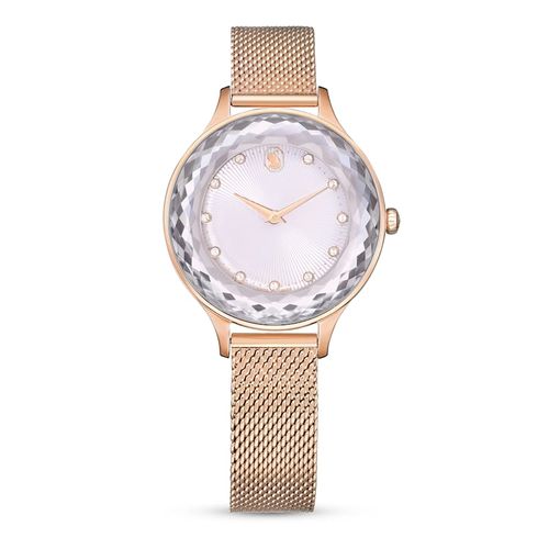 Reloj Octea Nova, Fabricado en Suiza, Brazalete de metal, Tono oro rosa, Acabado tono oro rosa