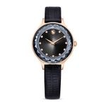 Reloj-Octea-Nova-Fabricado-en-Suiza-Correa-de-piel-Negro-Acabado-tono-oro-rosa