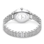 Reloj-Attract-Fabricado-en-Suiza-Recubierto-en-pave-Brazalete-de-metal-Tono-plateado-Acero-inoxidable
