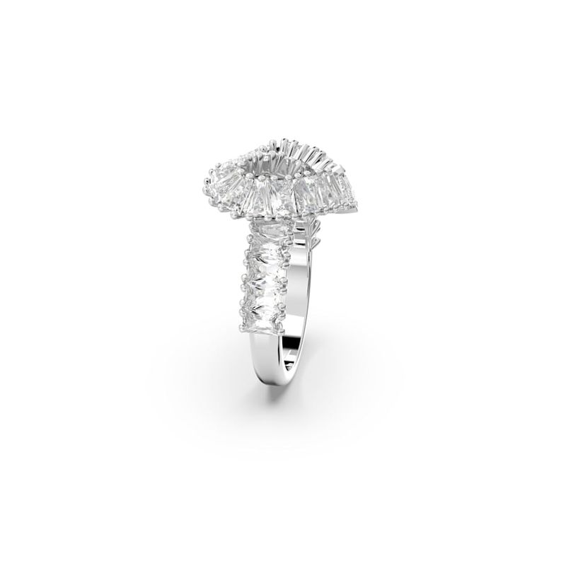 Anillo-de-coctel-Matrix-Tallas-mixtas-Corazon-Blanco-Baño-de-rodio