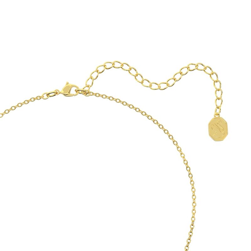Colgante-Bella-V-Talla-redonda-Tono-dorado-Baño-tono-oro