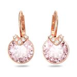 Pendientes-Bella-V-Talla-redonda-Rosas-Baño-tono-oro-rosa