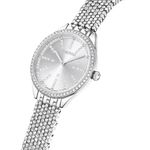Reloj-Attract-Fabricado-en-Suiza-Recubierto-en-pave-Brazalete-de-metal-Tono-plateado-Acero-inoxidable