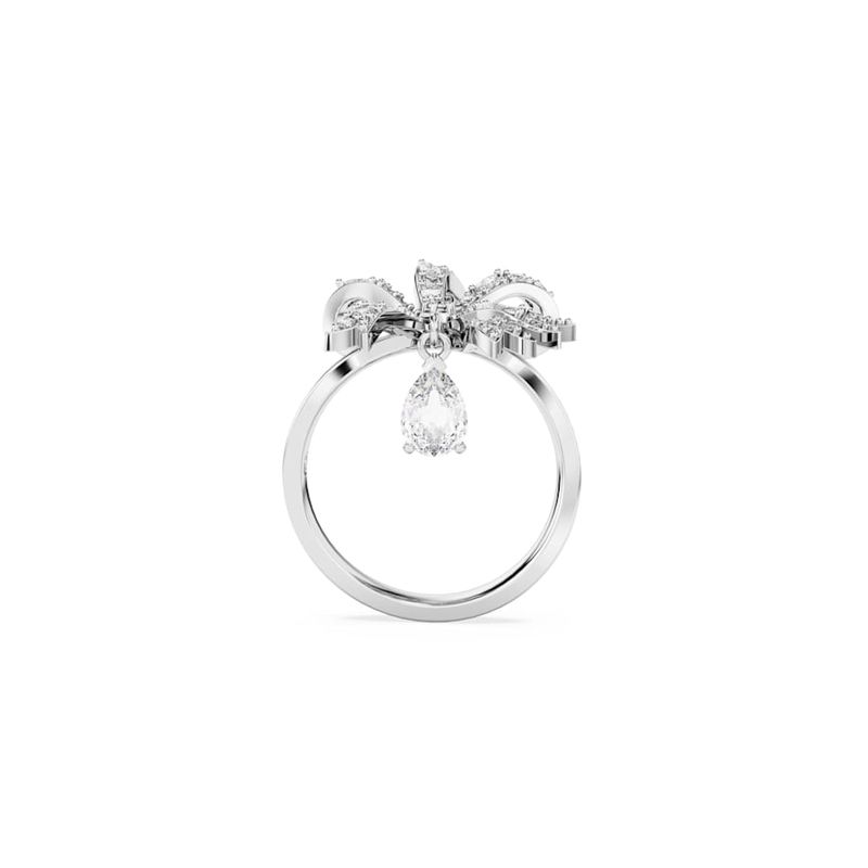 Anillo-de-coctel-Volta-Lazo-Blanco-Baño-de-rodio