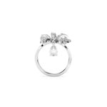 Anillo-de-coctel-Volta-Lazo-Blanco-Baño-de-rodio
