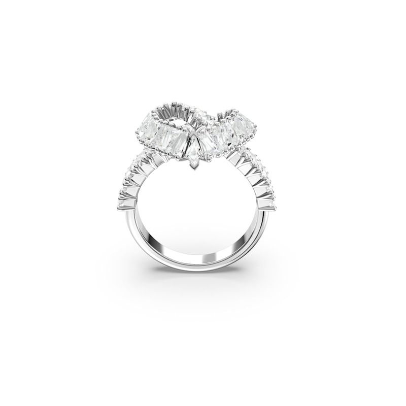 Anillo-de-coctel-Matrix-Tallas-mixtas-Corazon-Blanco-Baño-de-rodio