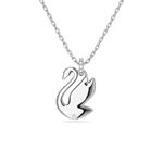 Colgante-Swarovski-Iconic-Swan-Cisne-Pequeño-Blanco-Baño-de-rodio