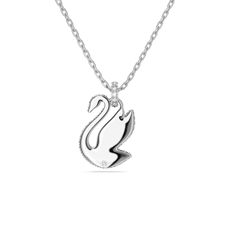 Colgante-Swarovski-Iconic-Swan-Cisne-Pequeño-Blanco-Baño-de-rodio