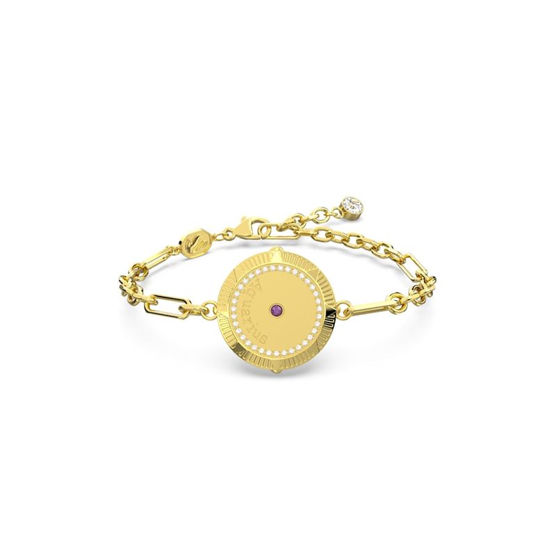 Pulsera-Zodiac-Acuario-Tono-dorado-Baño-tono-oro