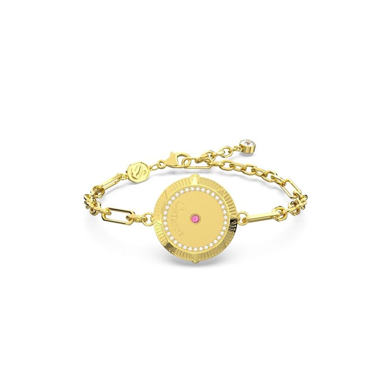 Pulsera-Zodiac-Cancer-Tono-dorado-Baño-tono-oro