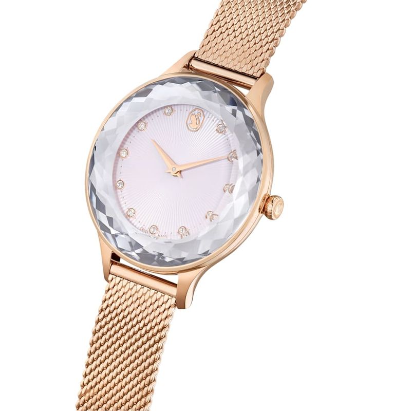 Reloj-Octea-Nova-Fabricado-en-Suiza-Brazalete-de-metal-Tono-oro-rosa-Acabado-tono-oro-rosa