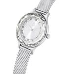 Reloj-Octea-Nova-Fabricado-en-Suiza-Brazalete-de-metal-Tono-plateado-Acero-inoxidable