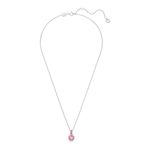 Colgante-Birthstone-Talla-cuadrada-Octubre-Rosa-Baño-de-rodio