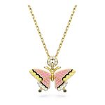 Colgante-Idyllia-Mariposa-Multicolor-Baño-tono-oro